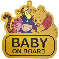 استیکر بیبی آن بورد دکوفان مدل پو - Decofun Pooh Baby On Board