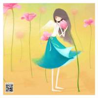 تابلو قصه گو کیدتونز طرح فرشته گلایل Kidtunes The Angel Of Gladiolus Storyteller Board