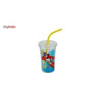 لیوان نی دار تونی فوتبالی 355 میلی لیتر Kelloggs MS Double Wall Tumbler Tony Football 12OZ Kelloggs Mug