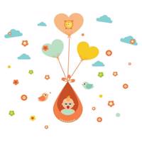 استیکر سالسو طرح Baby Balloon Salso Baby Balloon Sticker