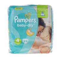 پوشک پمپرز مدل New Baby Dry سایز 4 بسته 25 عددی Pampers New Baby Dry Size 4 Diaper Pack of 25